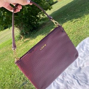 Lodis Maroon mini pochette (Like New!)✨